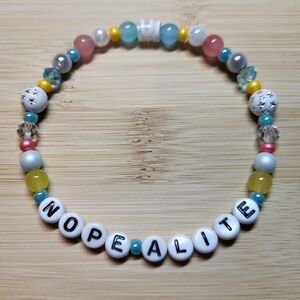 Nope-alite, Opalite- Taylor Swift Friendship Bracelet, Size 8"